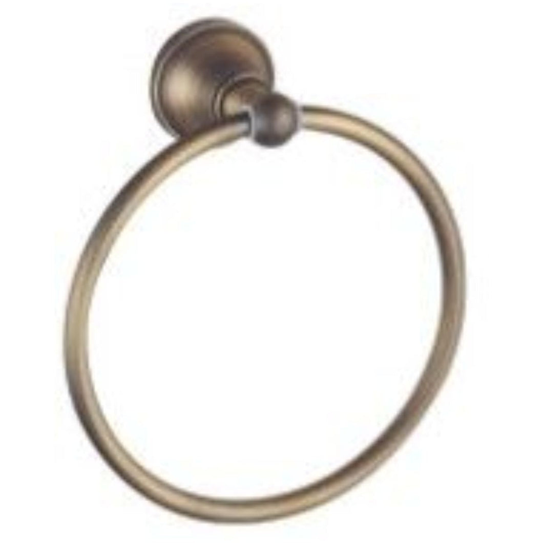 Antique Brass Towel Ring